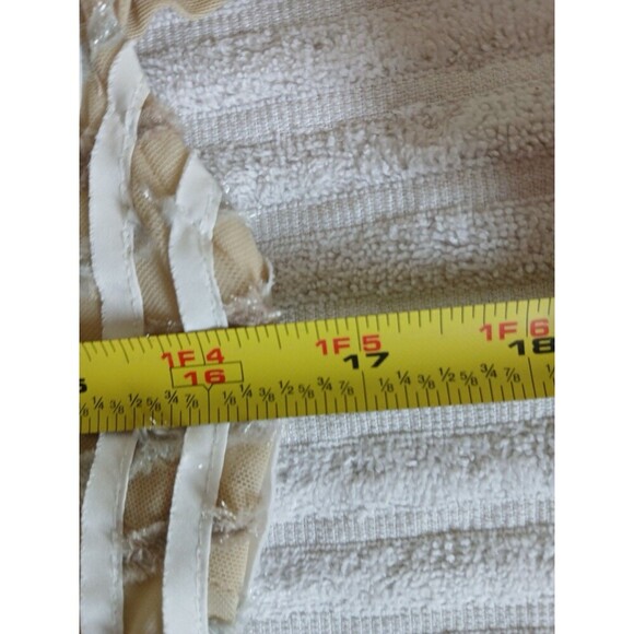 Obstinee By Ika Womens Blouse Tunic Tan Beige Textured Cap Sleeve‎ Size 4 Career - Picture 11 of 14